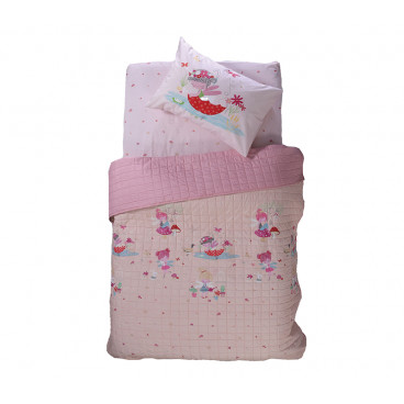 BED COVER SPRING FAIRIES 180X220