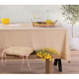 COTTON TABLECLOTH DAISY 140Χ140