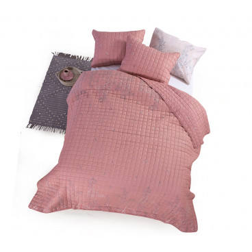 BED COVER SALVIA-22 180X220 PINK