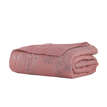 BED COVER SALVIA-22 180X220 PINK