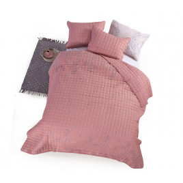 BED COVER SALVIA-22 220X240 PINK