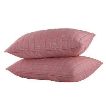 PILLOW CASE SALVIA-22 2ΤΕΜ PINK