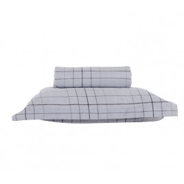 COTTON DUVET COVER "RODERICK" ΣΕΤ Υ/ΠΛΗ 240Χ230 GREY