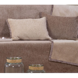 Two Seater Sofa Throw 170*250 New Tanger Beige/Ecru