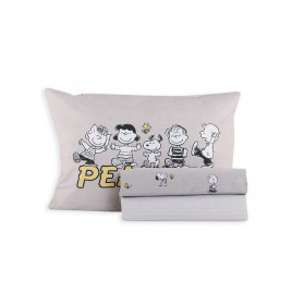 BED SHEETS SINGLE  3 PCS PEANUTS