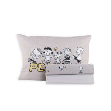 BED SHEETS SINGLE  3 PCS PEANUTS