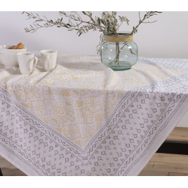 TABLECLOUTH COTTON MYSTERIOUS 140X180