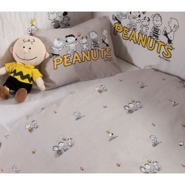 ΣΕΝΤΟΝΙ ΒΑΜΒΑΚΕΡΟ" PEANUTS" GREY 3ΤΜΧ