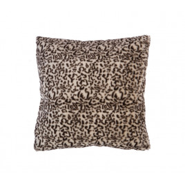 Decorative Cushion Rabbit Fur Jaguar 60*60 Beige