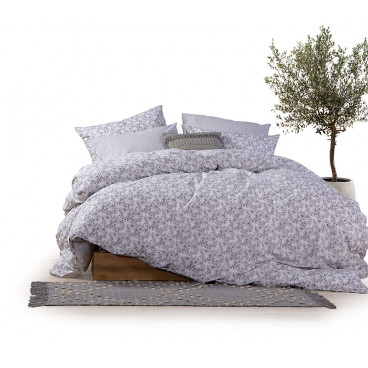 BED SHEET COTTON DOUBLE DARLING GREY