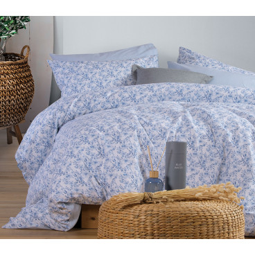 BED SHEET COTTON DOUBLE DARLING BLUE