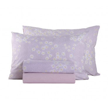 BED SHEET DAISARIO SET  LILAC