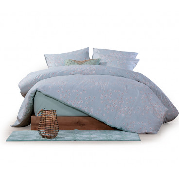 BED SHEET DAISARIO SET  AQUA