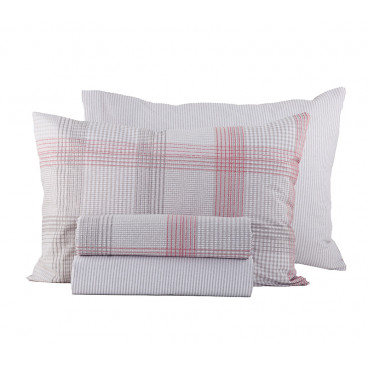 BED SHEET BRADFORD SET  CORAL