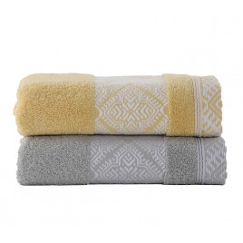 COTTON TOWEL LETICIA 50X90 YELLOW